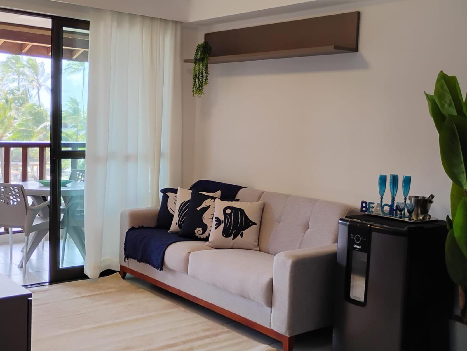 Flat Beira Mar Cupe Beach Living - Порту-де-Галиньяш Экстерьер фото