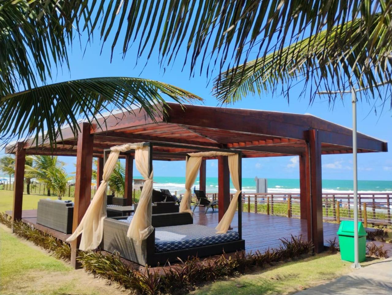 Flat Beira Mar Cupe Beach Living - Порту-де-Галиньяш Экстерьер фото